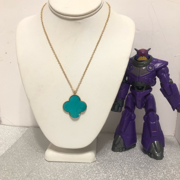 BLUE FLOWER NECKLACE HALF PRICE OFFER SALE - Picture 6 of 7